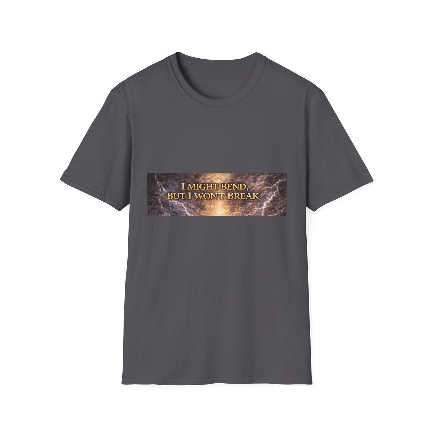 I Might Bend, But I Won't Break - Unisex Softstyle T-Shirt