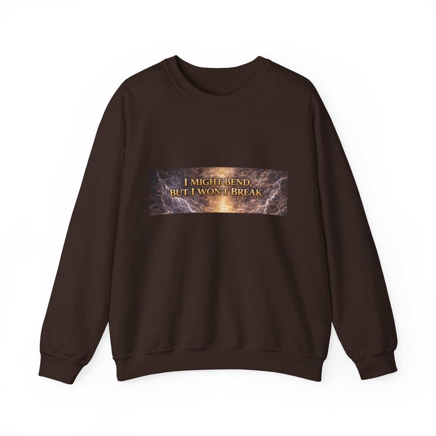 Unisex Heavy Blend™ Crewneck Sweatshirt - I Might Bend, I Won't Break