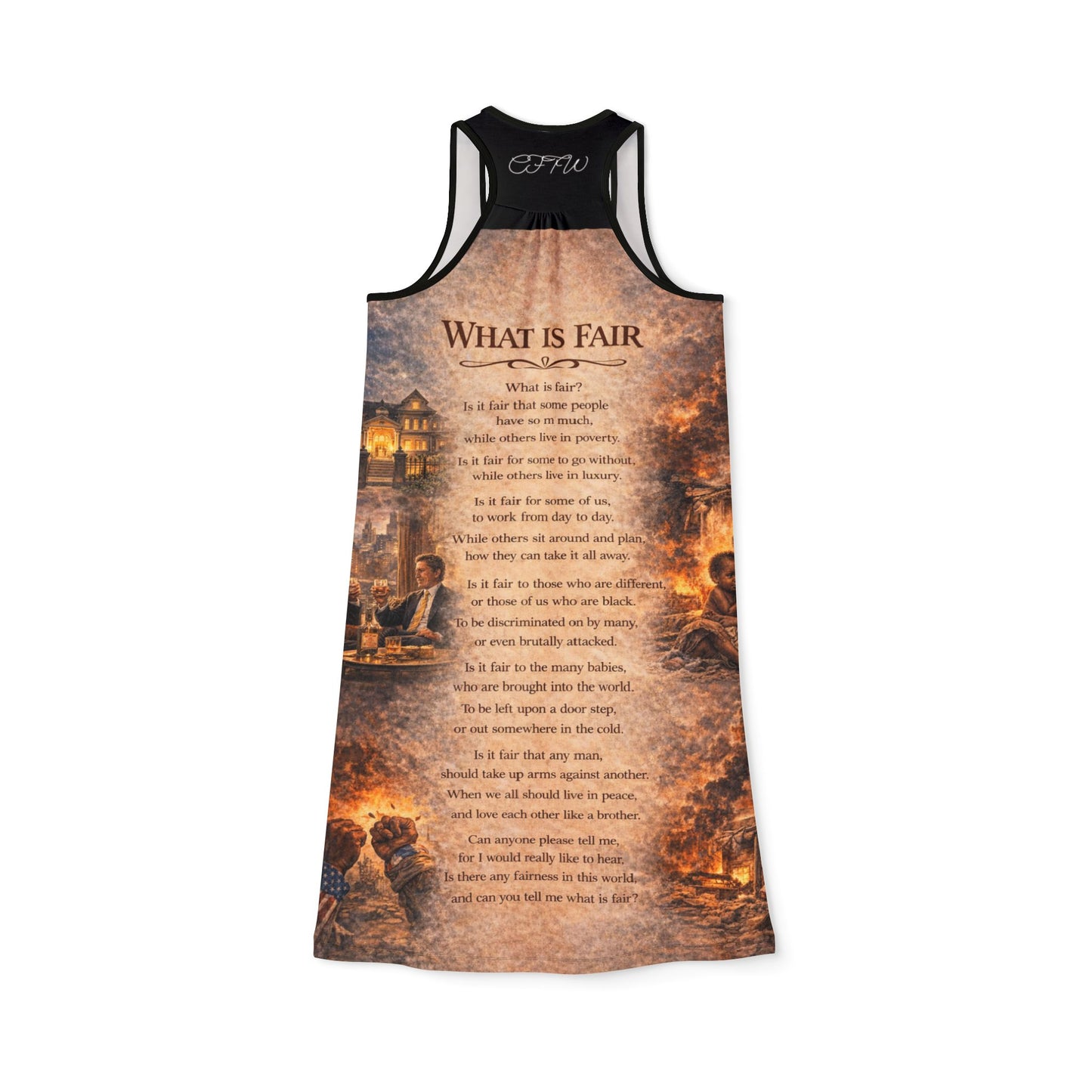 What Is Fair Women's Racerback Dress