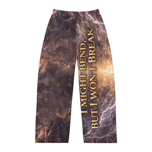 Men's Pajama Pants - I Might Bend, But I Wont Break