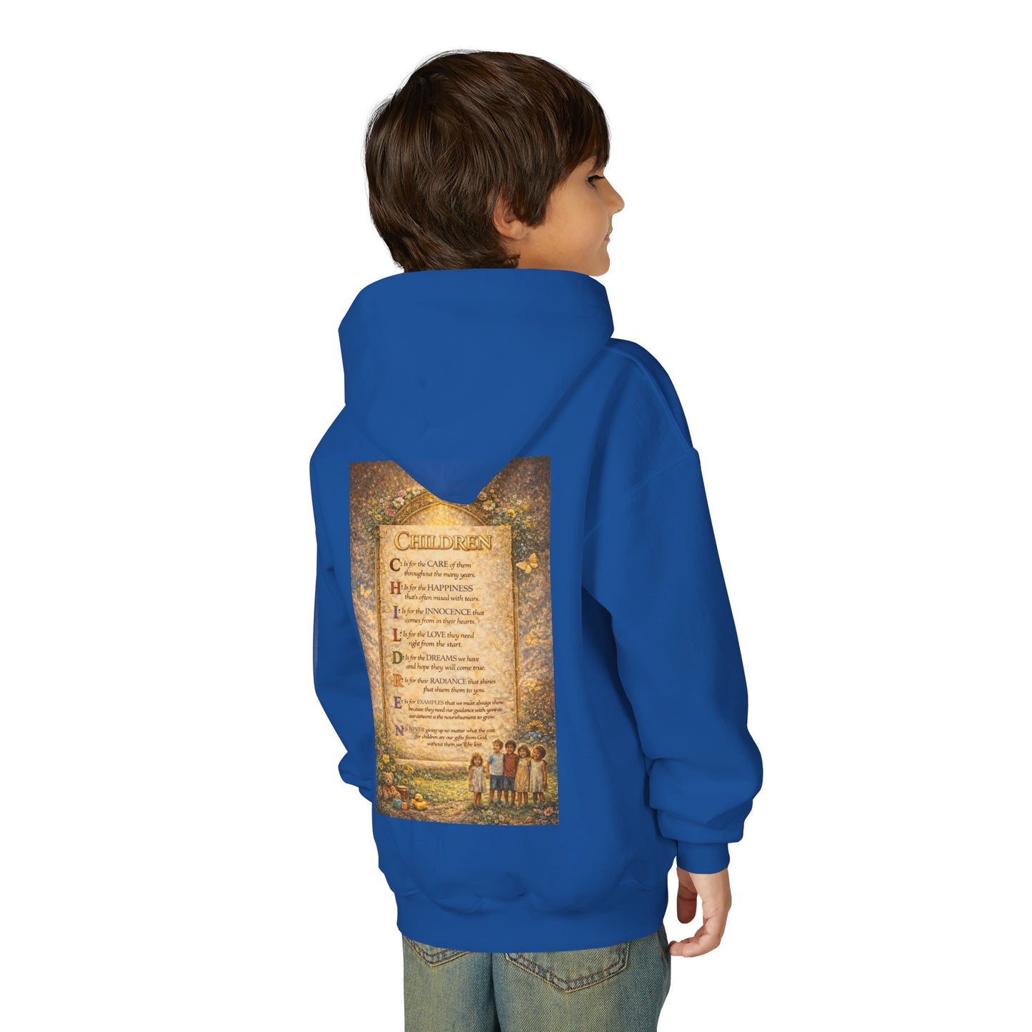 Youth Heavy Blend Hooded Sweatshirt - Children