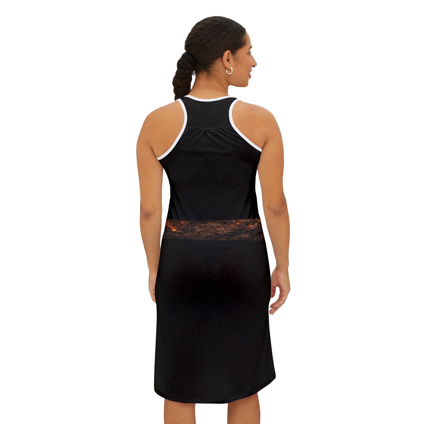 Women's Racerback Dress - Black Woman