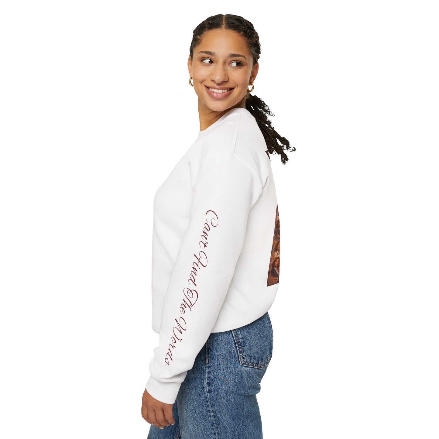 Black Woman - Unisex Heavy Blend™ Crewneck Sweatshirt