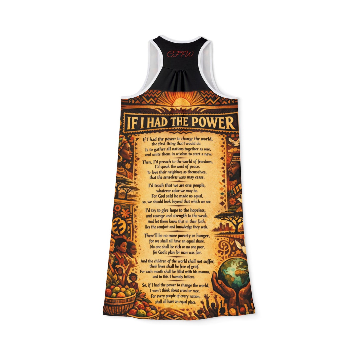 If I Had The Power Women's Racerback Dress