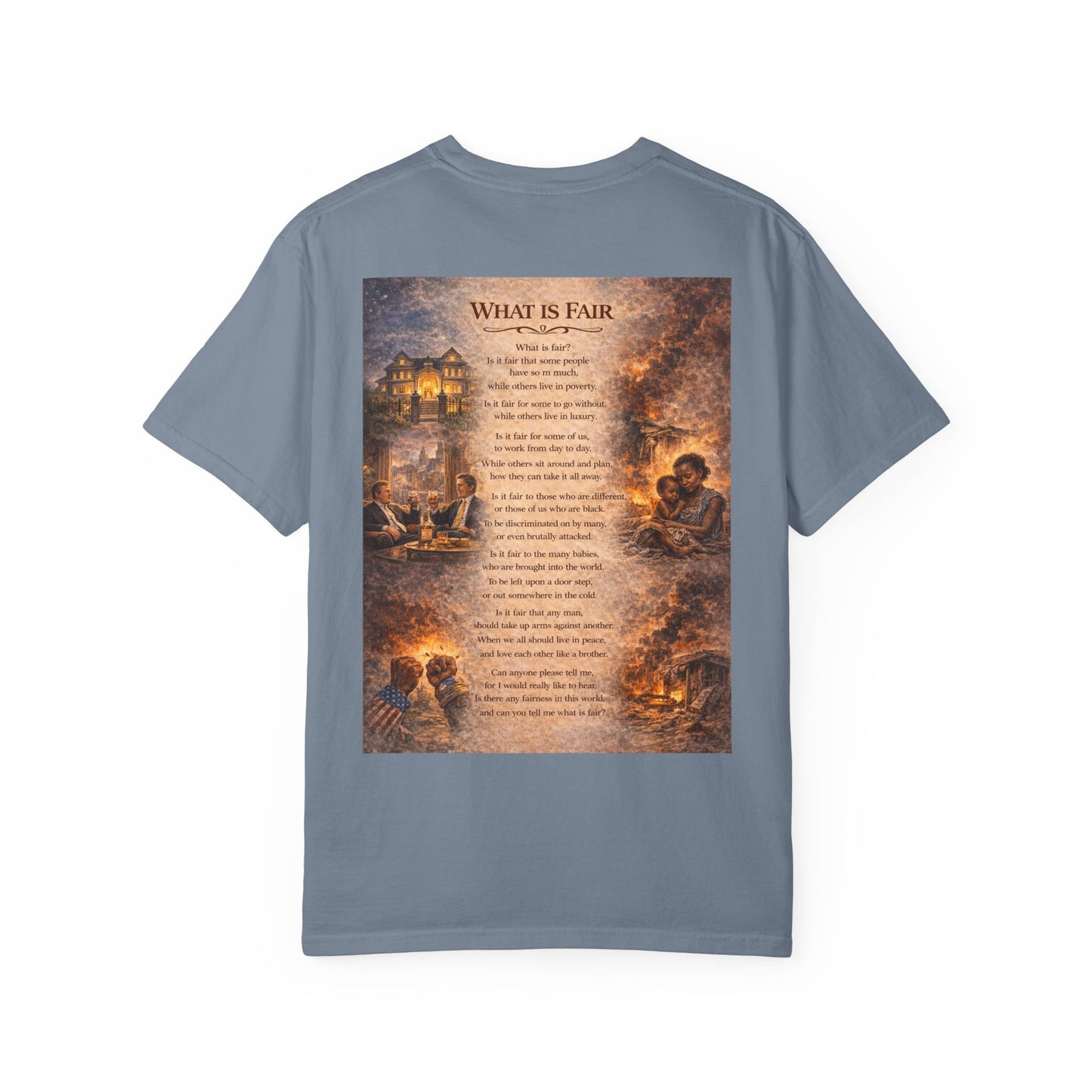 Unisex Garment-Dyed T-shirt - What is Fair