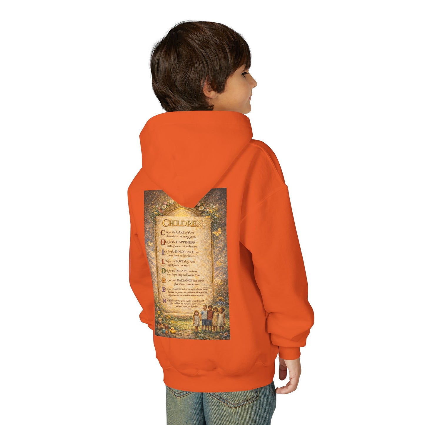 Youth Heavy Blend Hooded Sweatshirt - Children