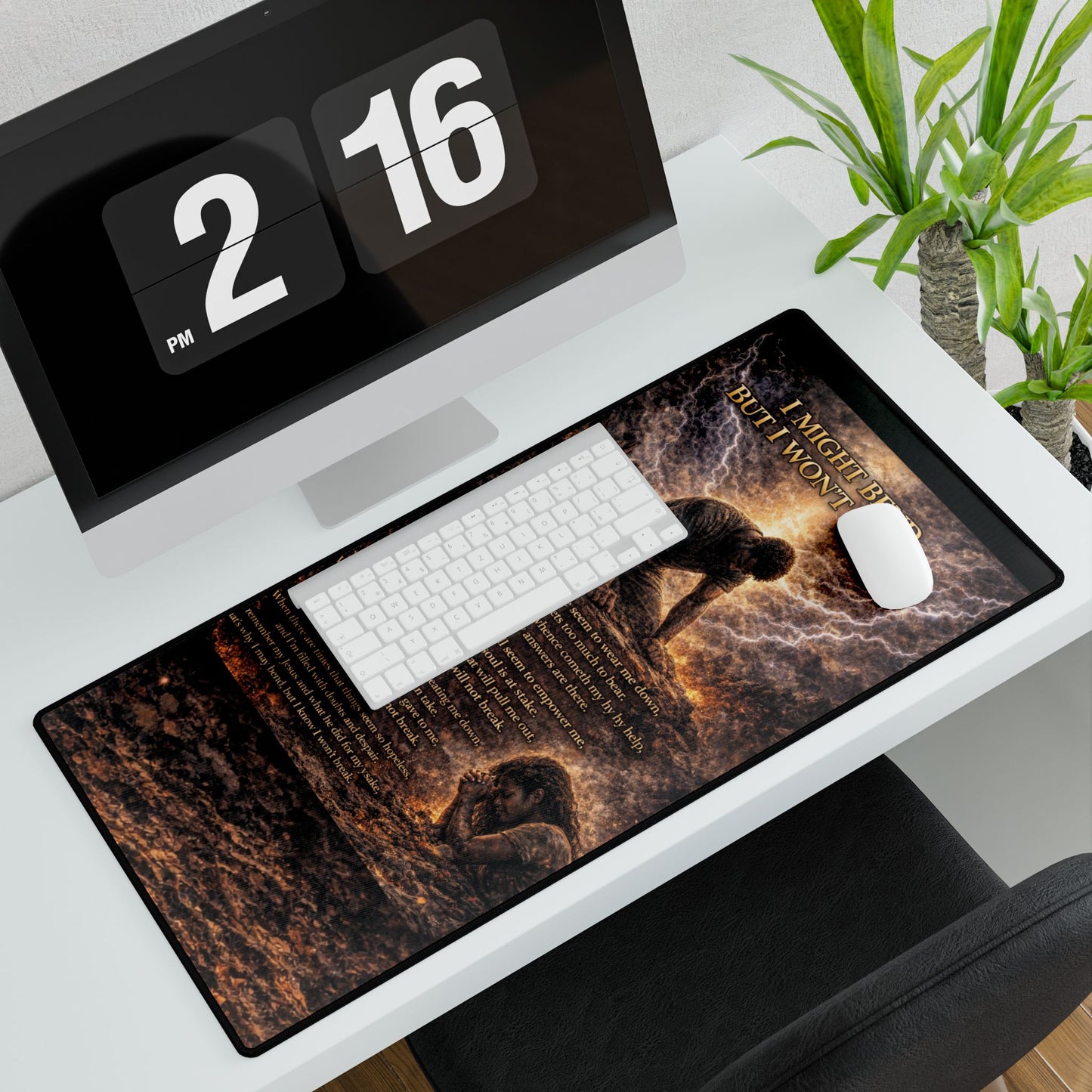 "I Might Bend" Desk Mat
