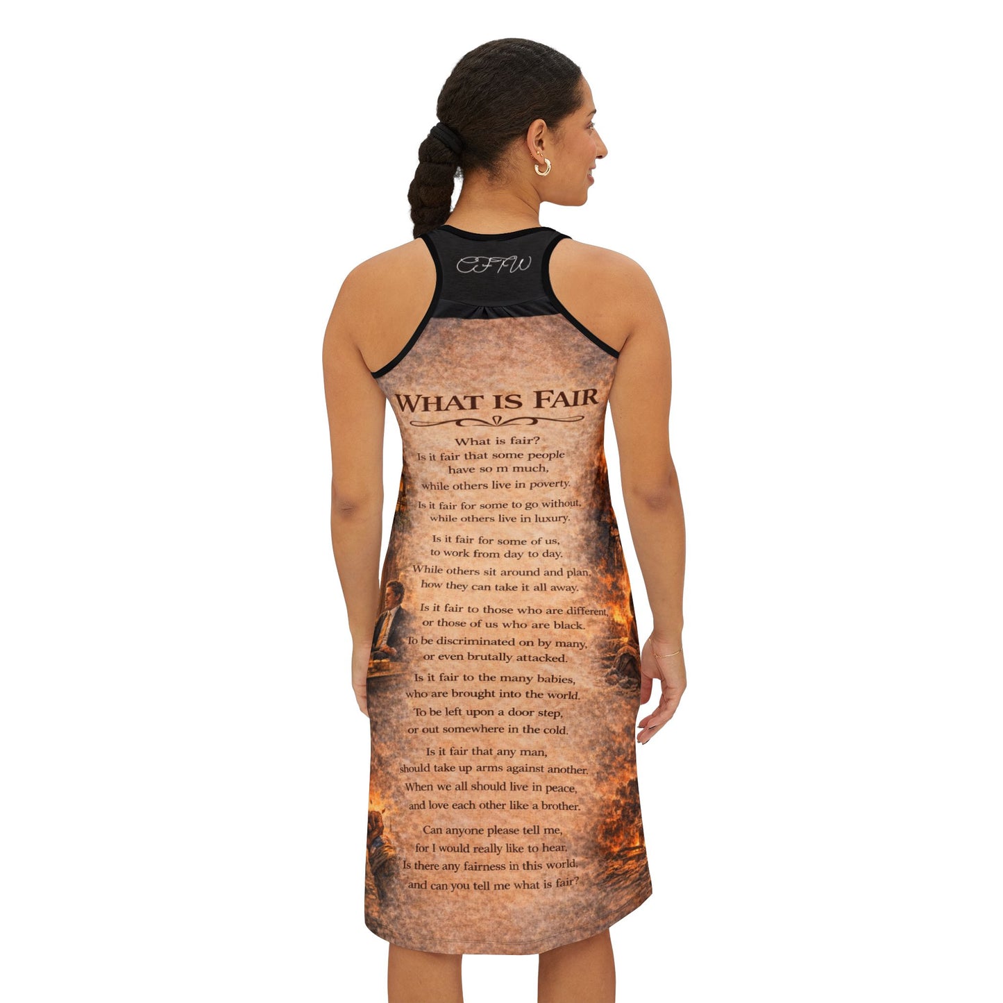 What Is Fair Women's Racerback Dress