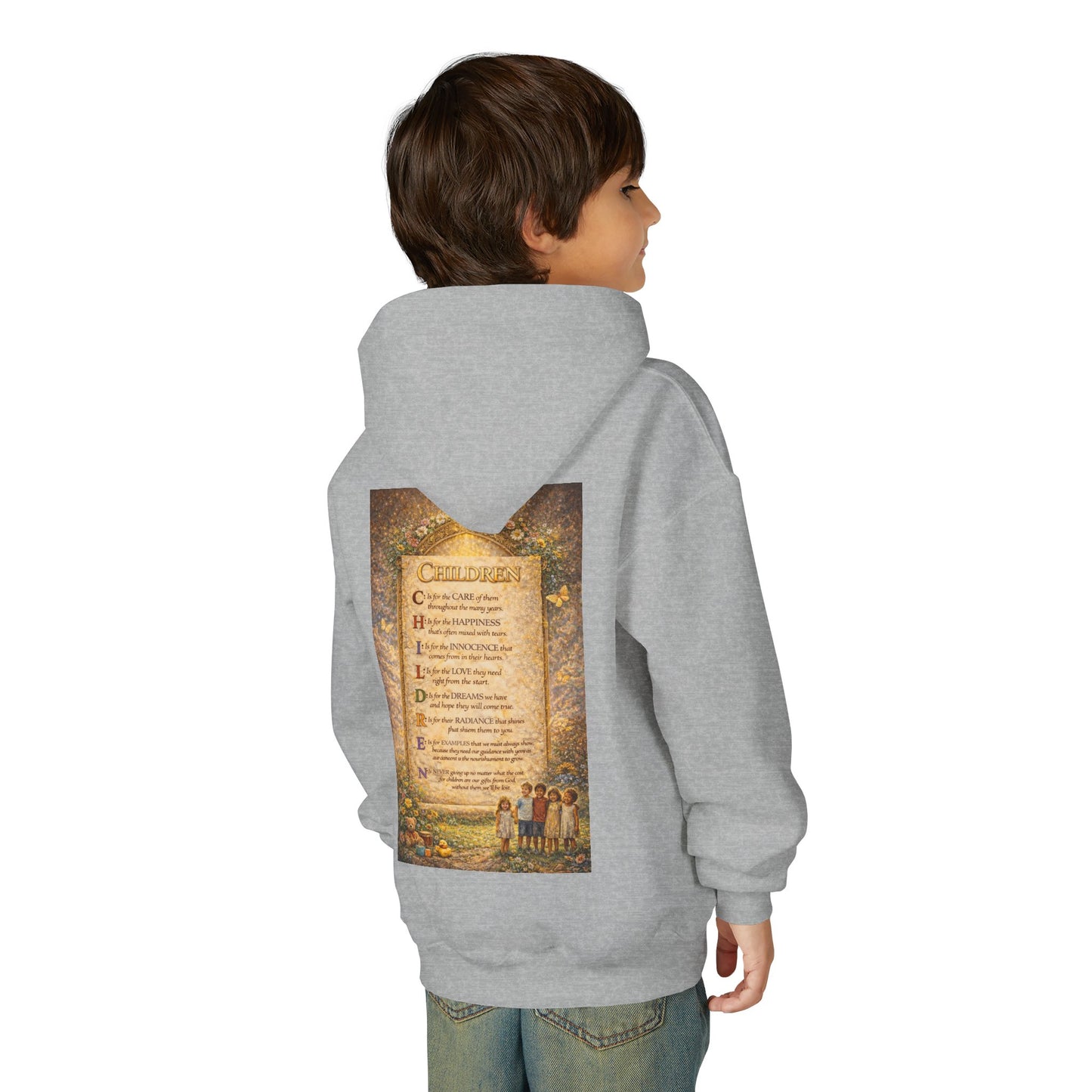 Youth Heavy Blend Hooded Sweatshirt - Children