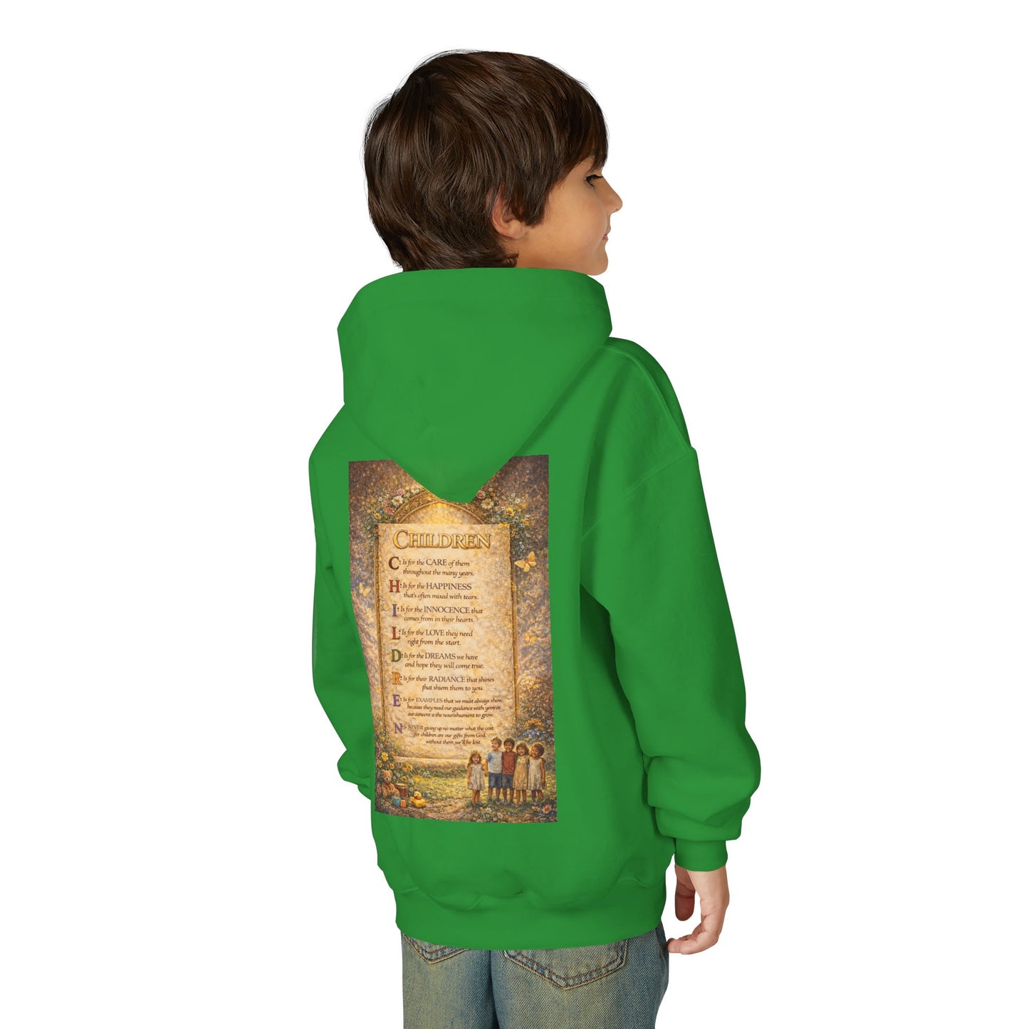 Youth Heavy Blend Hooded Sweatshirt - Children