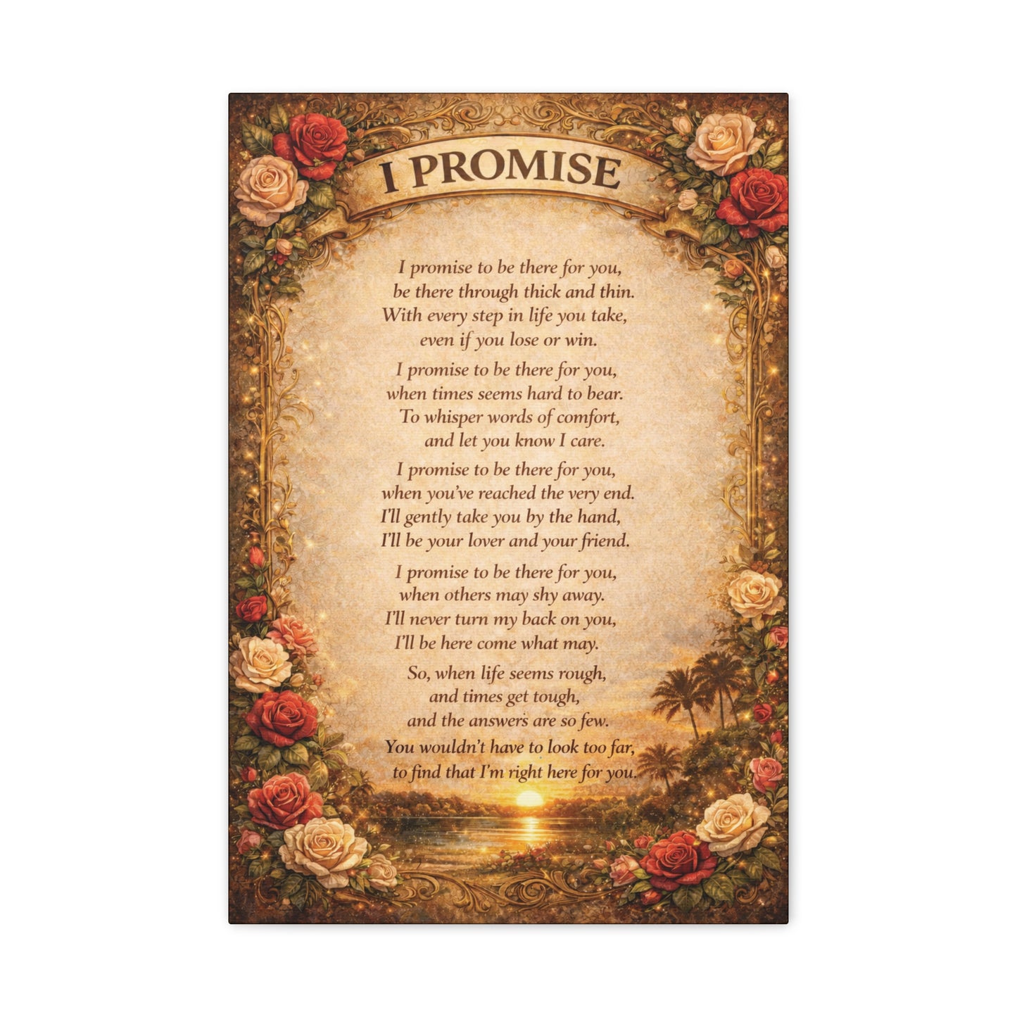I Promise - Classic Canvas