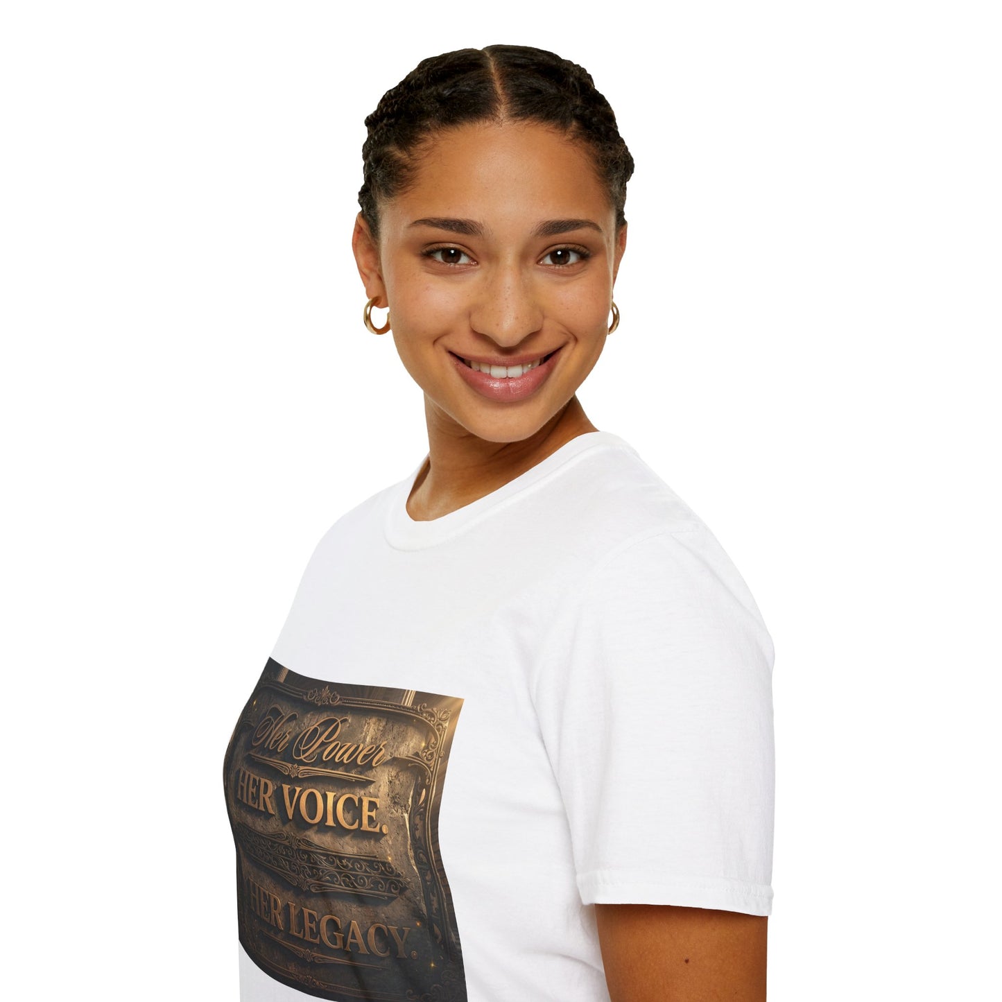 Black Woman - Unisex Softstyle T-Shirt