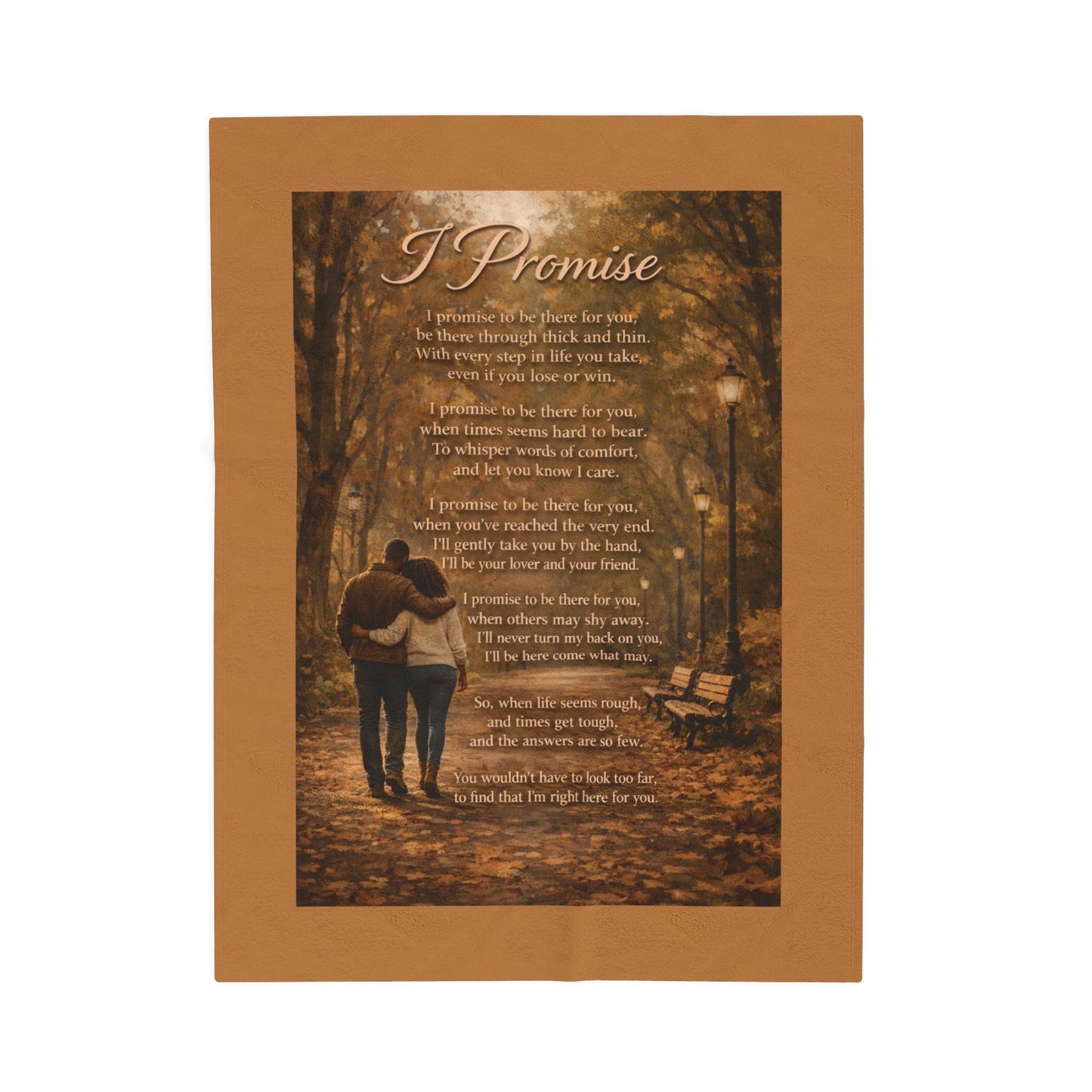 I Promise Velveteen Plush Blanket