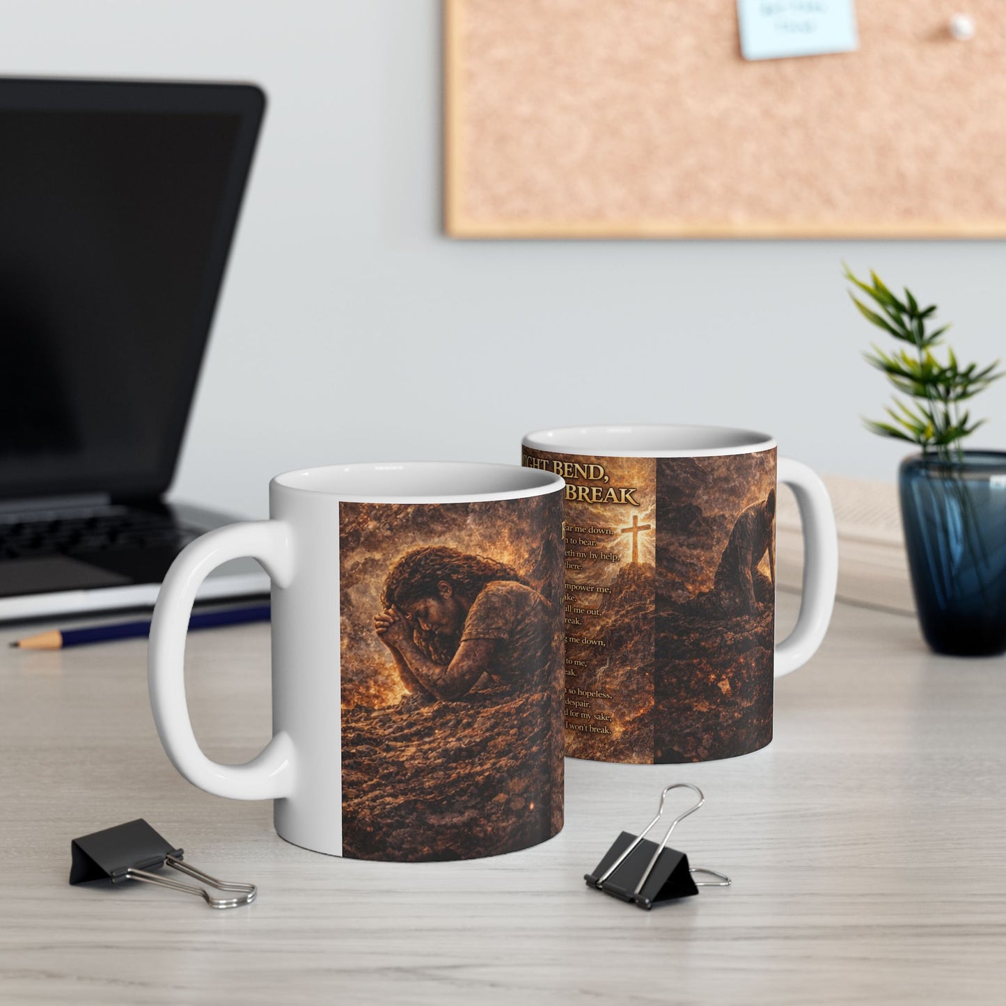 I Might Bend, But I Won't Break - Ceramic Mug, (11oz, 15oz)
