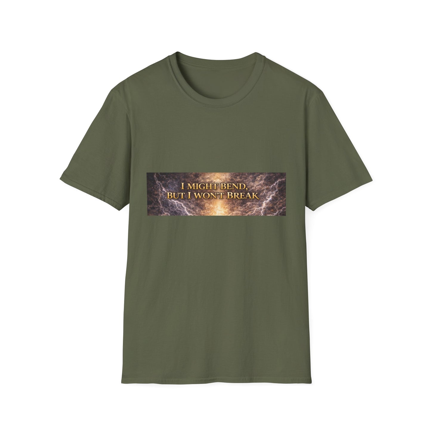 I Might Bend, But I Won't Break - Unisex Softstyle T-Shirt