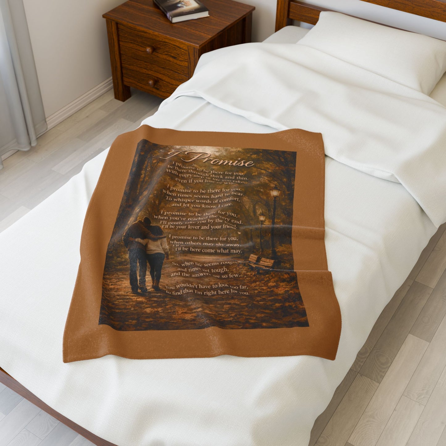 I Promise Velveteen Plush Blanket