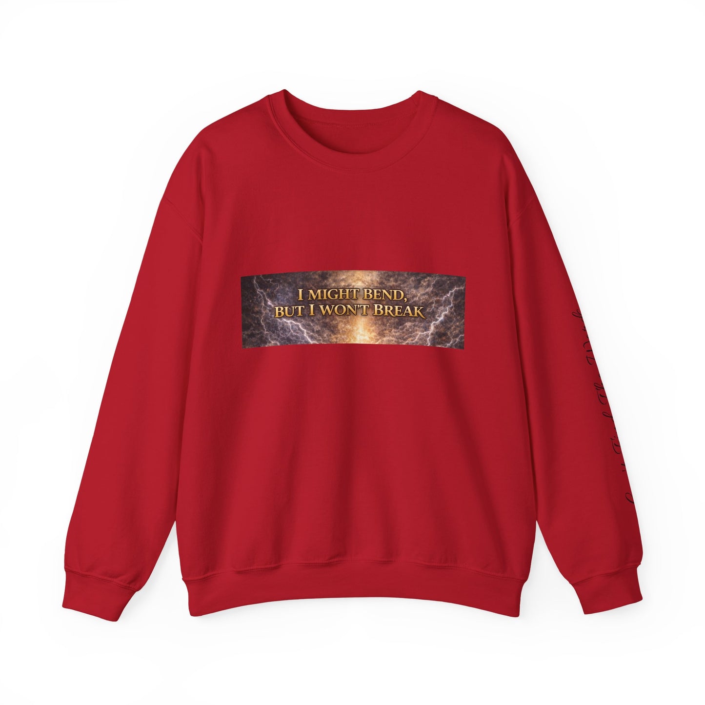 Unisex Heavy Blend™ Crewneck Sweatshirt - I Might Bend, I Won't Break