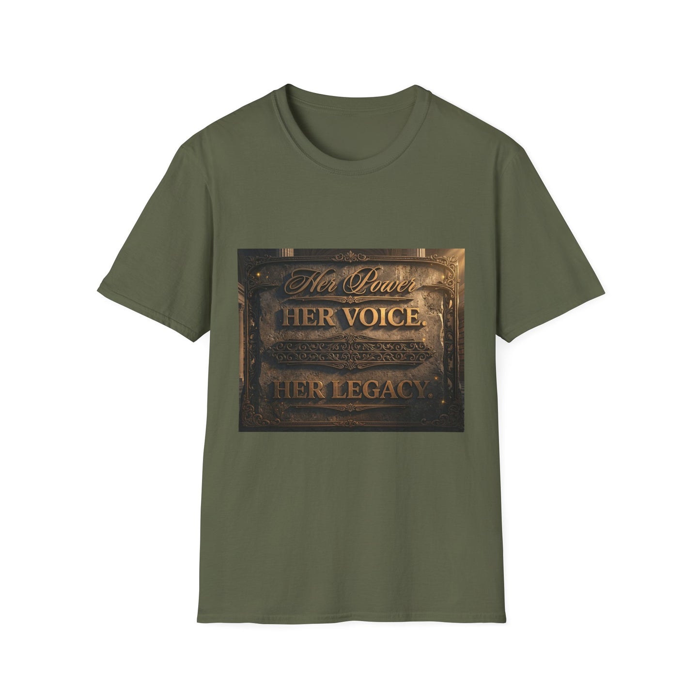 Black Woman - Unisex Softstyle T-Shirt