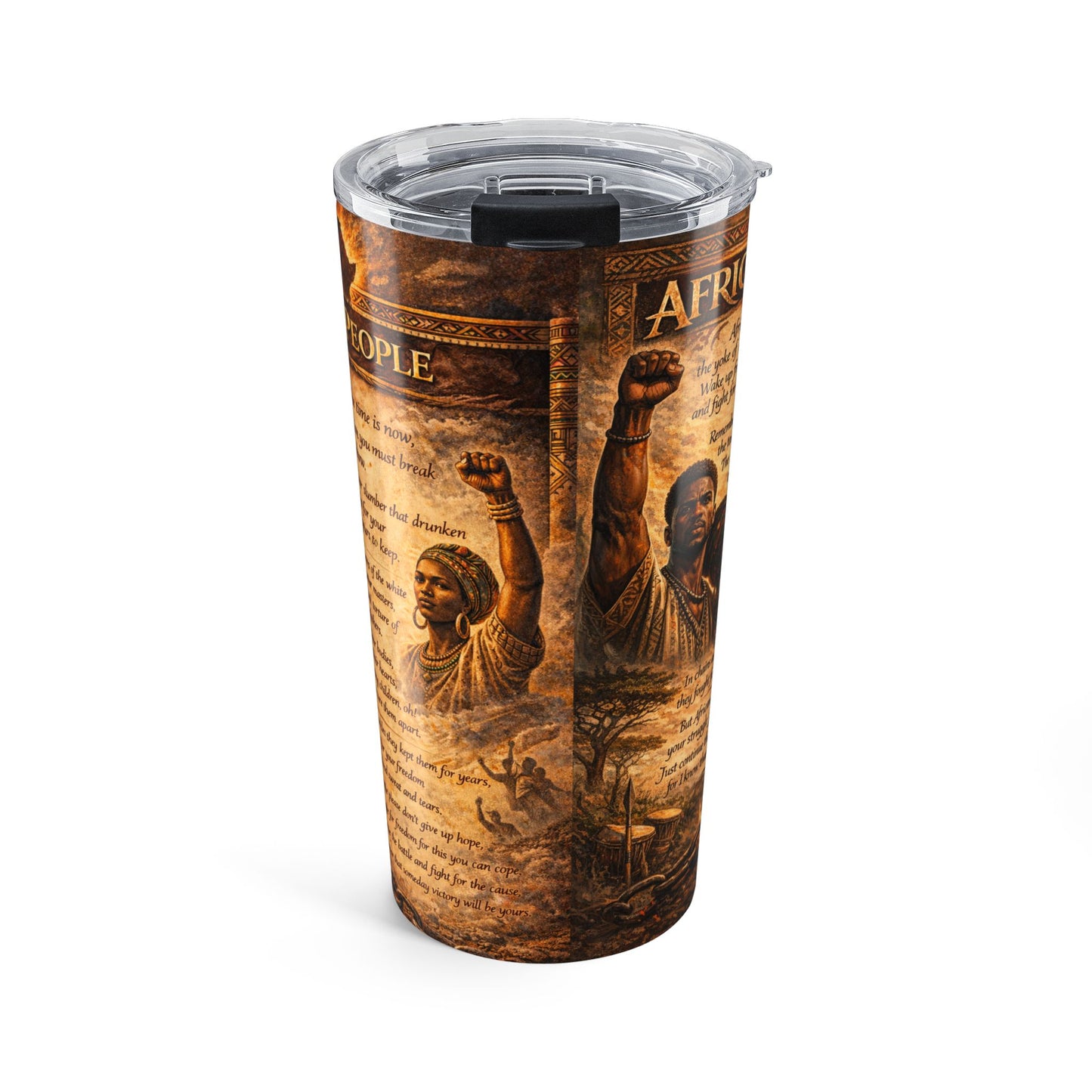 African People Tumbler 20oz