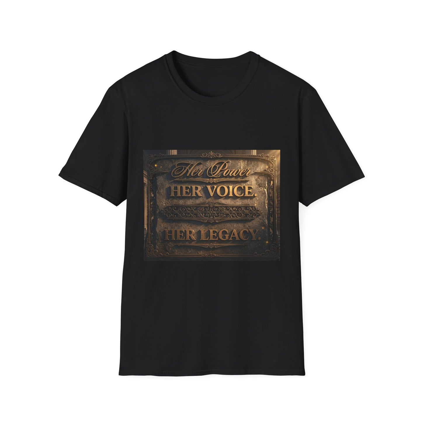 Black Woman - Unisex Softstyle T-Shirt
