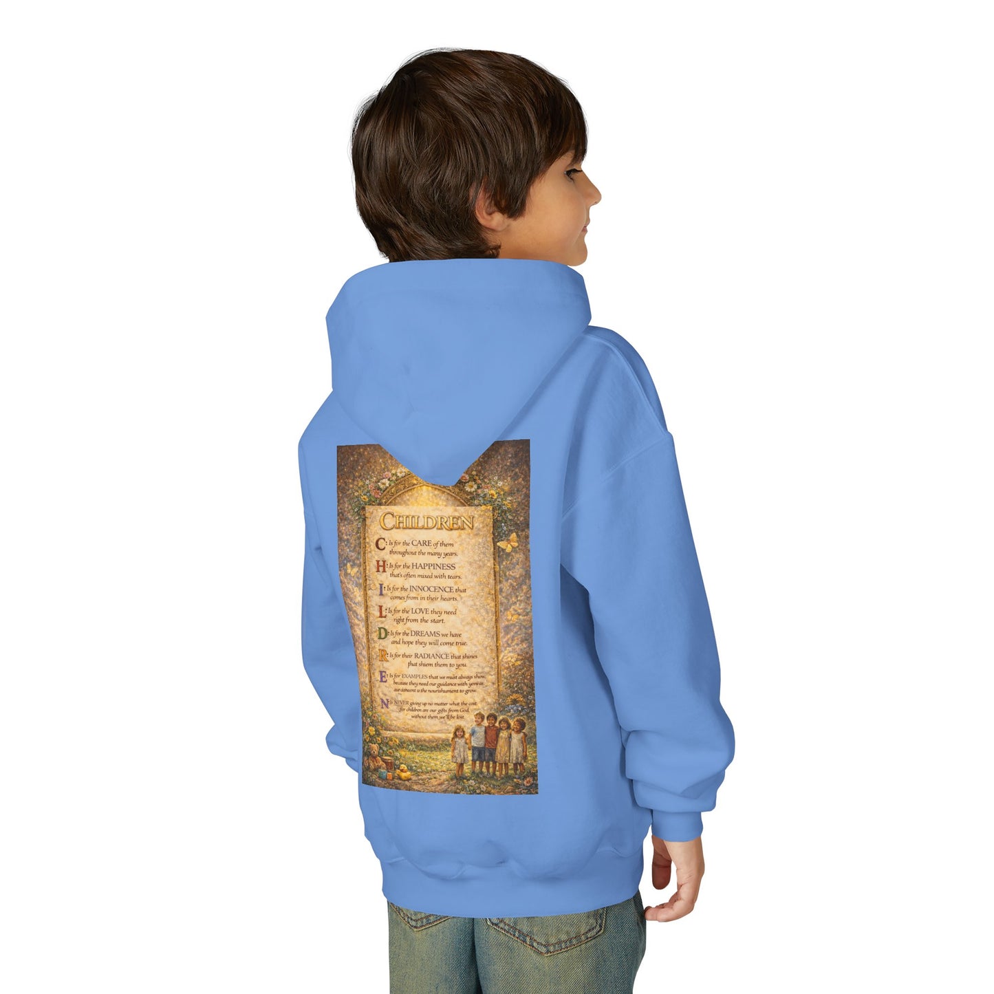 Youth Heavy Blend Hooded Sweatshirt - Children