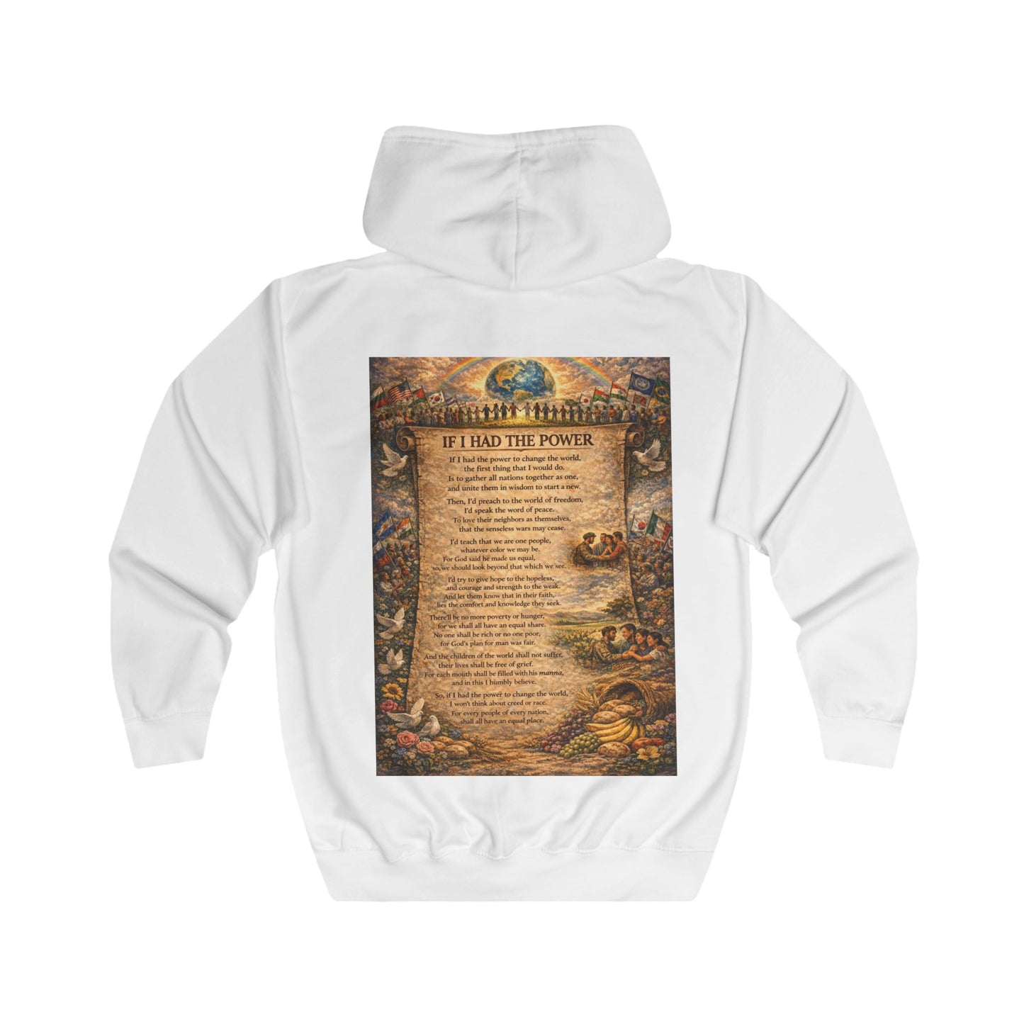 Unisex Full Zip Hoodie - If I Had The Power