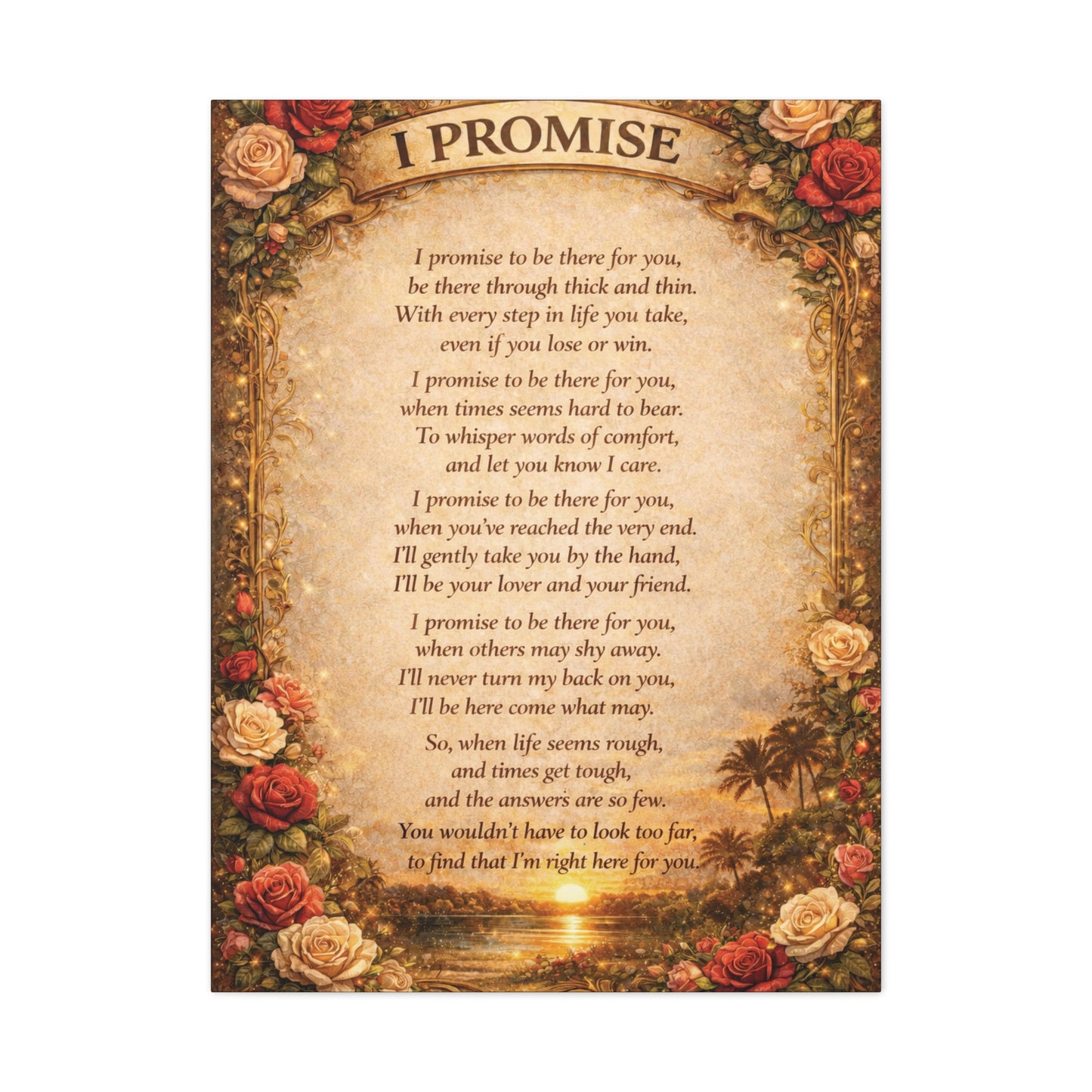 I Promise - Classic Canvas
