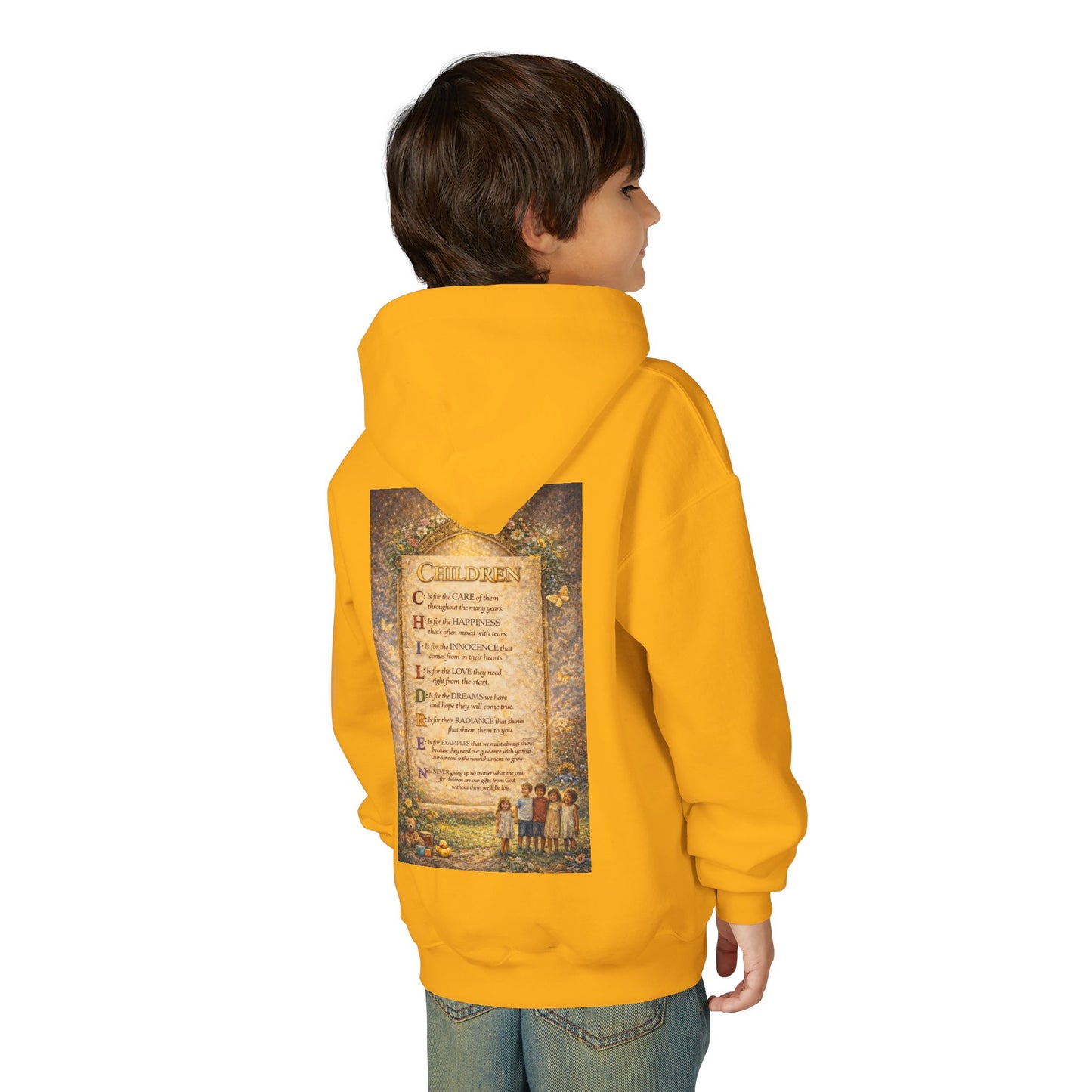 Youth Heavy Blend Hooded Sweatshirt - Children