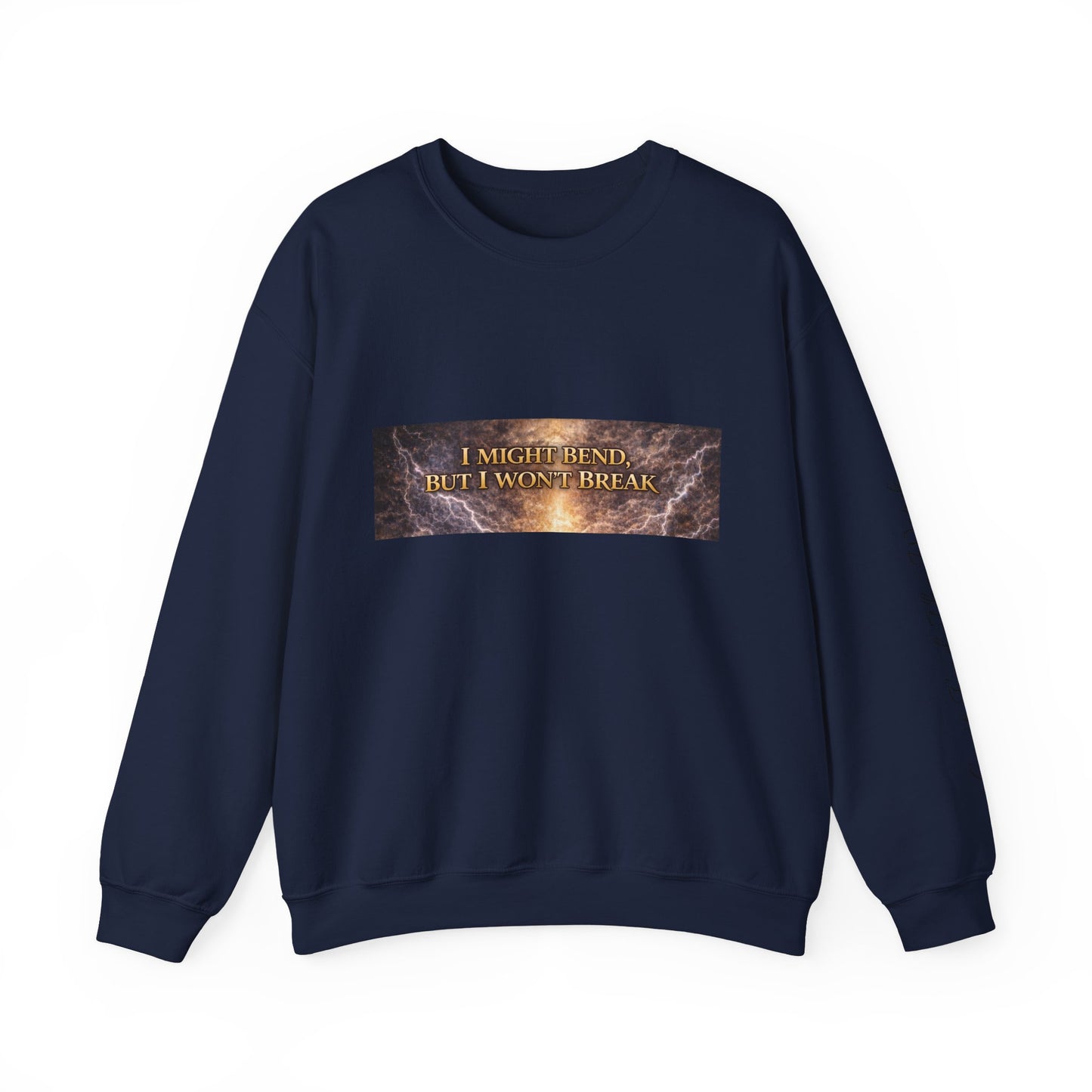 Unisex Heavy Blend™ Crewneck Sweatshirt - I Might Bend, I Won't Break