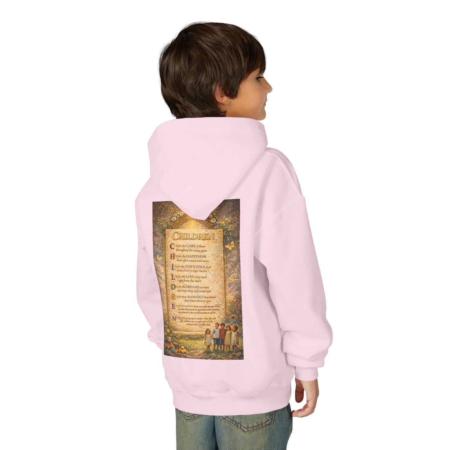 Youth Heavy Blend Hooded Sweatshirt - Children